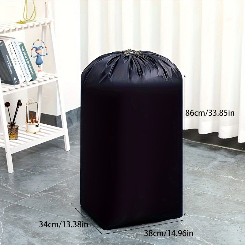 Polyester Storage Bag Black for Bedding Clothing Moving Seasonal Use