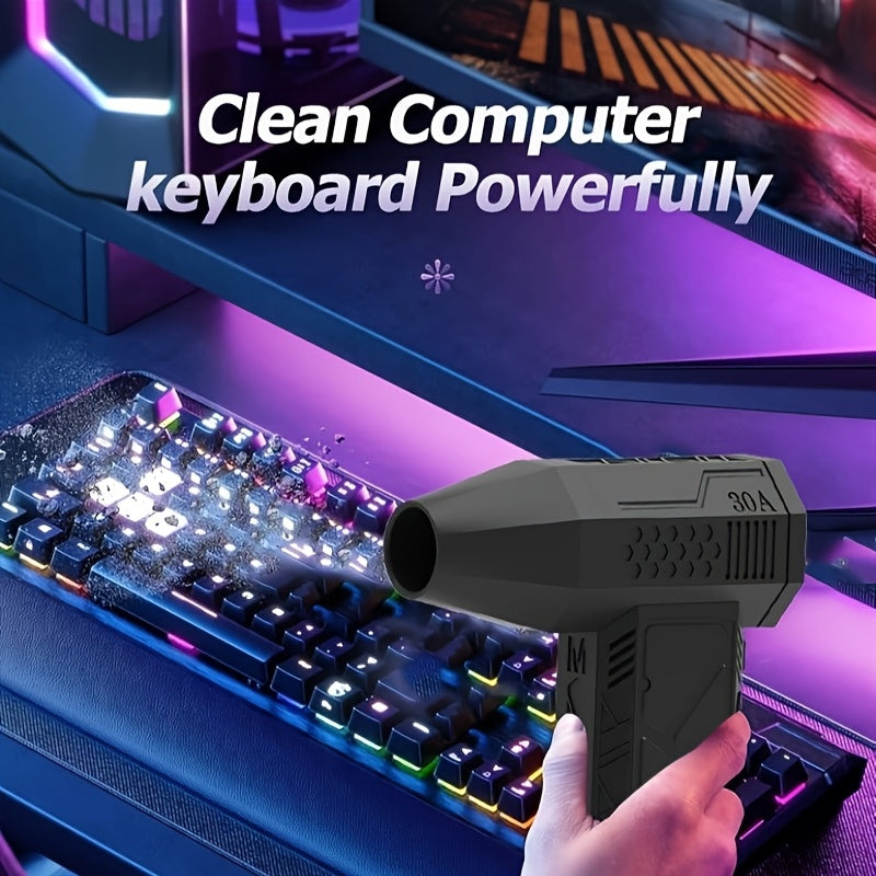 Портативный USB перезаряжаемый вентилятор- blow для дома, автомобиля, кемпинга с 110000 об/мин