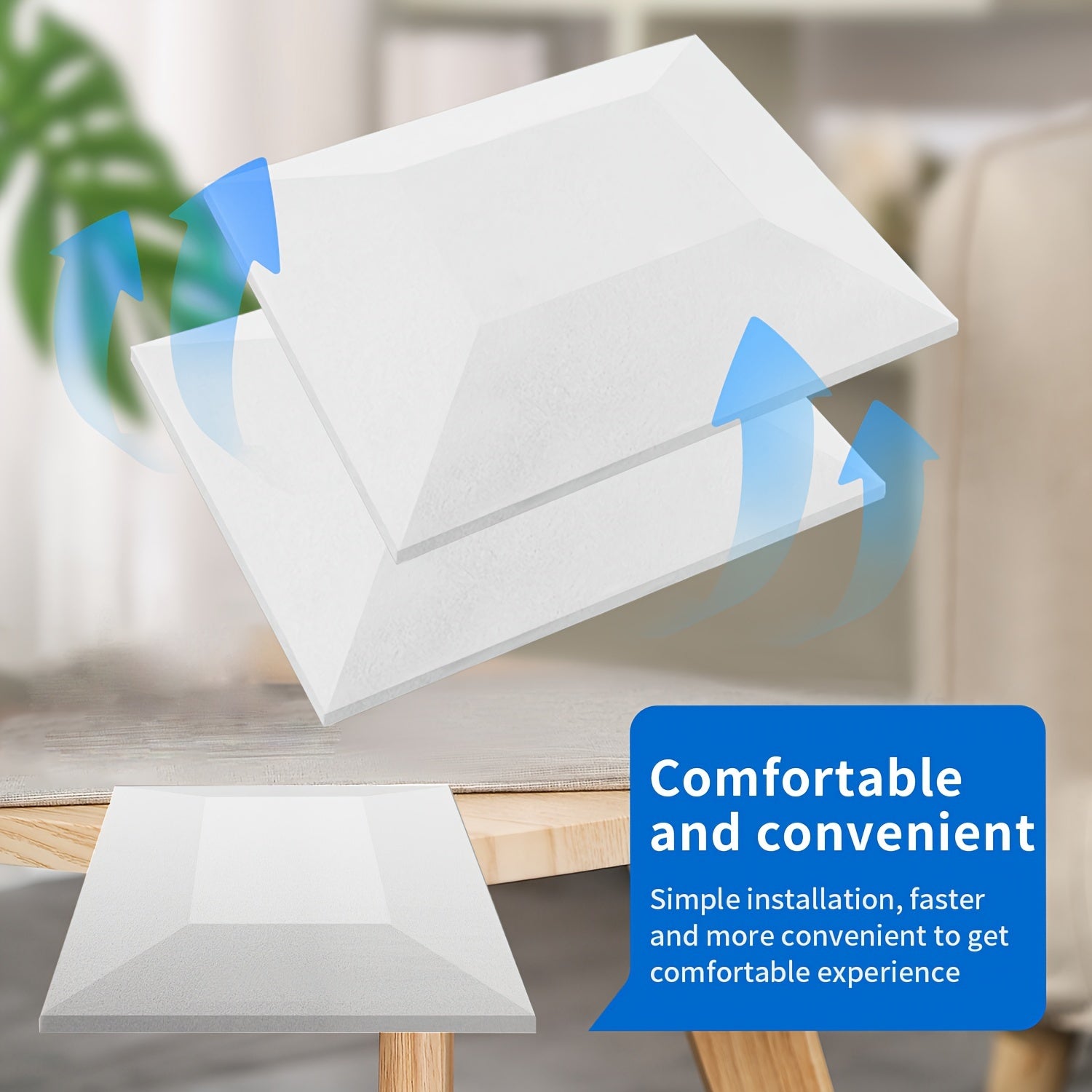 Foam Upholstered Sofa Cushion Bracket 50.8cm x 50.8cm Support for Living Room