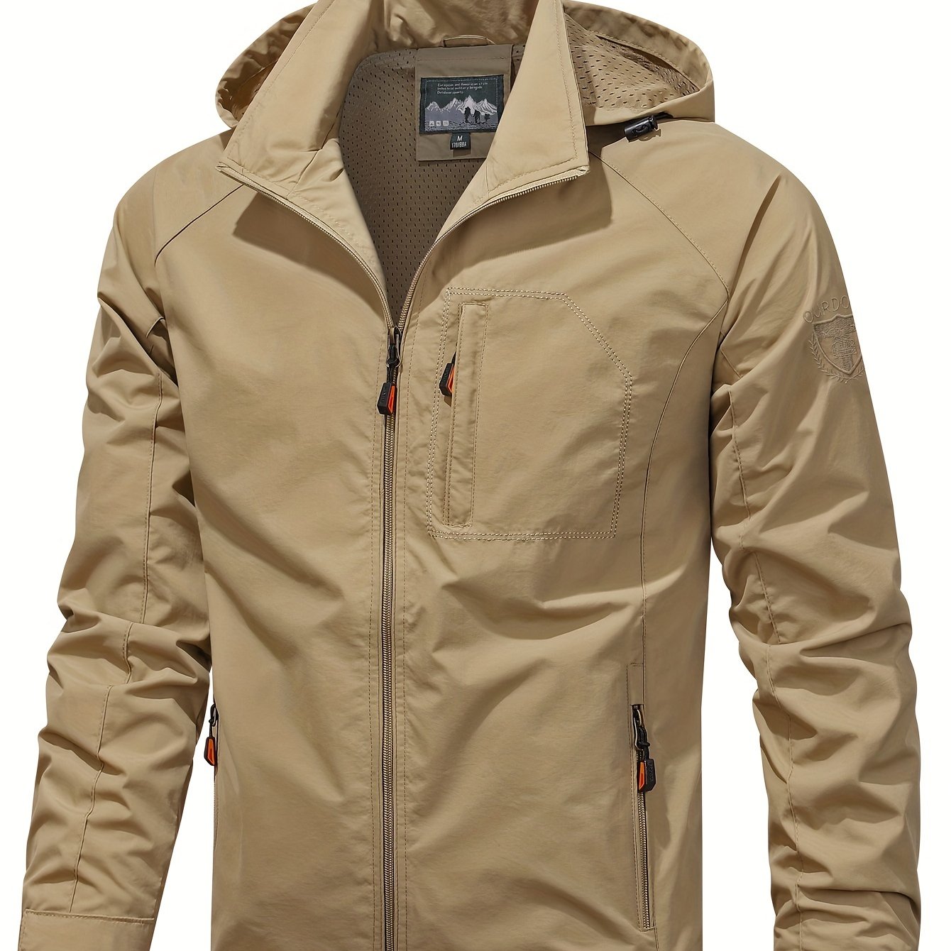 O'rnatuvchi yengil erkaklar uchun shamol to'suvchi, turli xil ko'ylaklar bilan