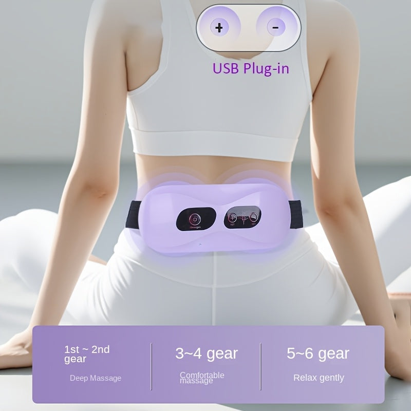 Elektr bel orqa massajatori, qorin, oyoq va orqa uchun sozlanadigan vibratsiya bilan.