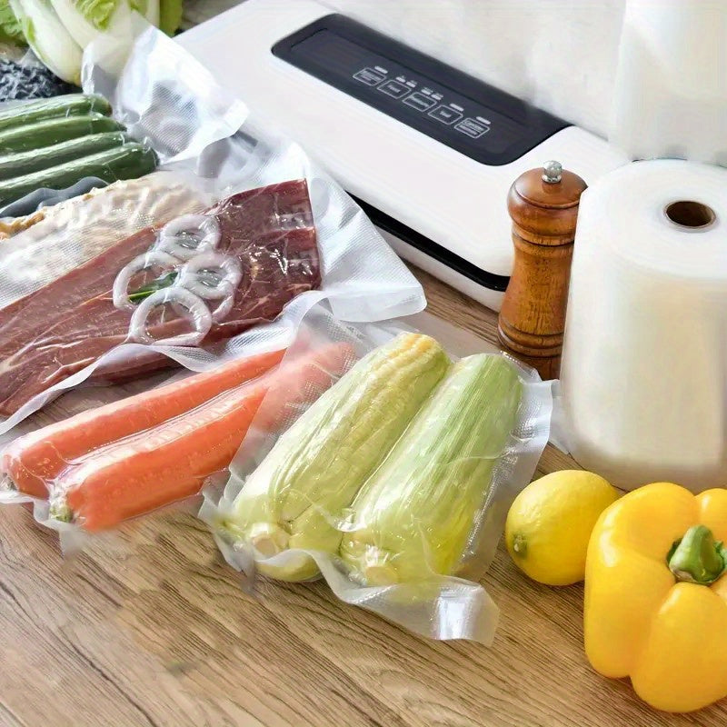 Vacuum Sealer Bags Food Preservation Storage Durable Plastic 100 Pack