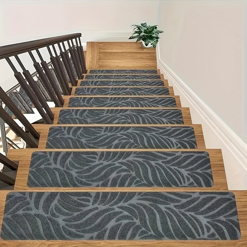 Non-Slip Self-Adhesive Washable Stair Treads 76.2cm x 20.32cm for Home Office Safety