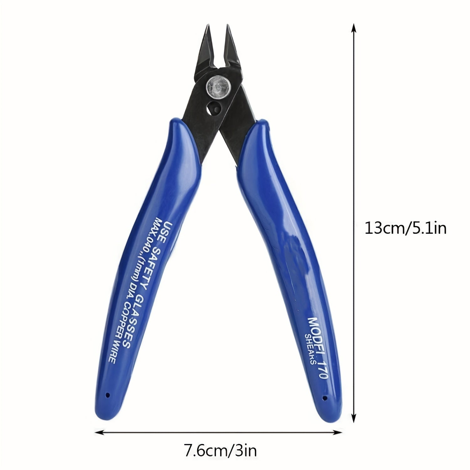 Blue Cast Iron Multi-Functional Pliers for Wire Cutting and Stripping