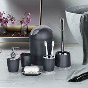 Juego de accesorios de baño de 6 piezas para decoración de baño y regalo de inauguración