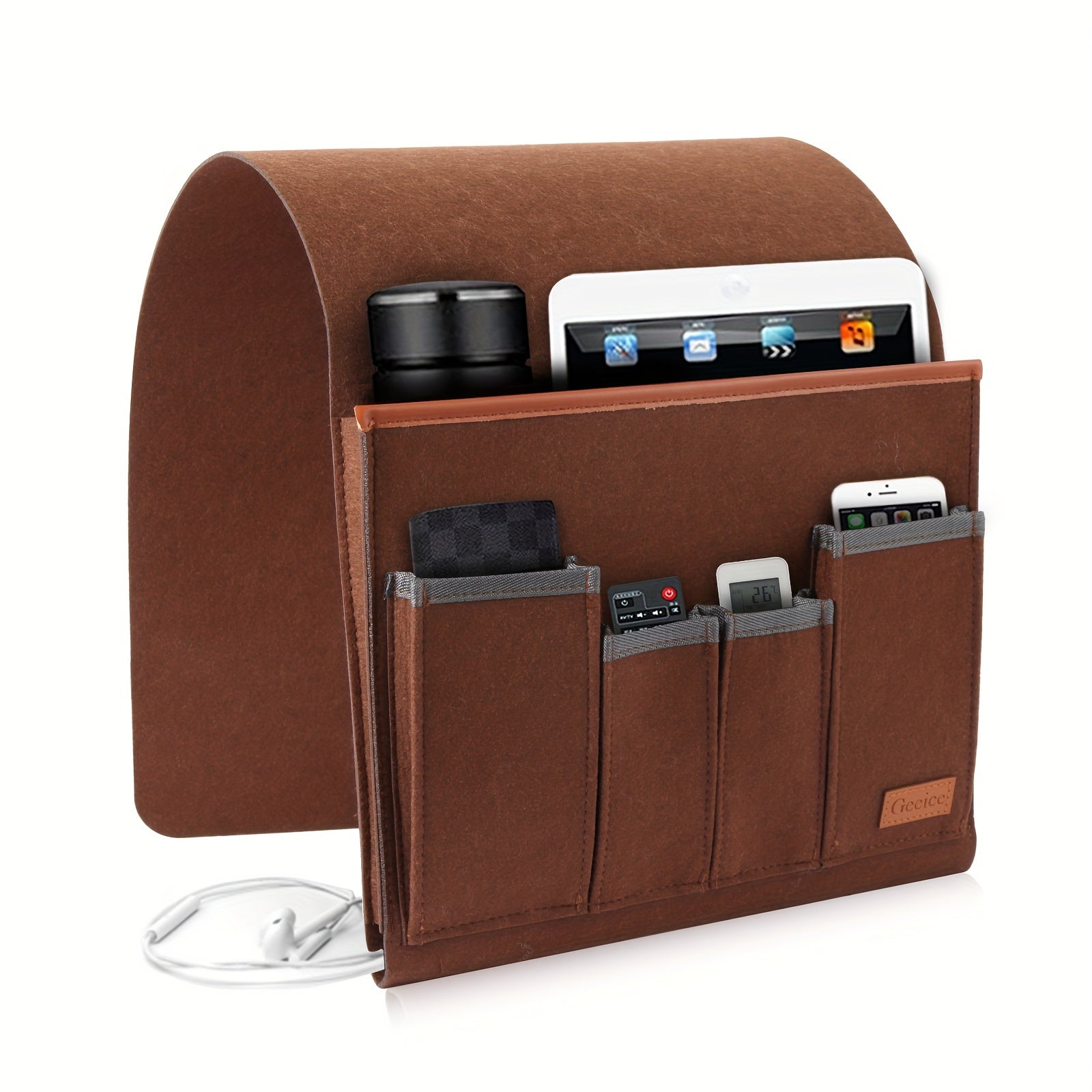 Baby Organizer with 5 Pockets for Mom and Baby Storage for Remote and Essentials