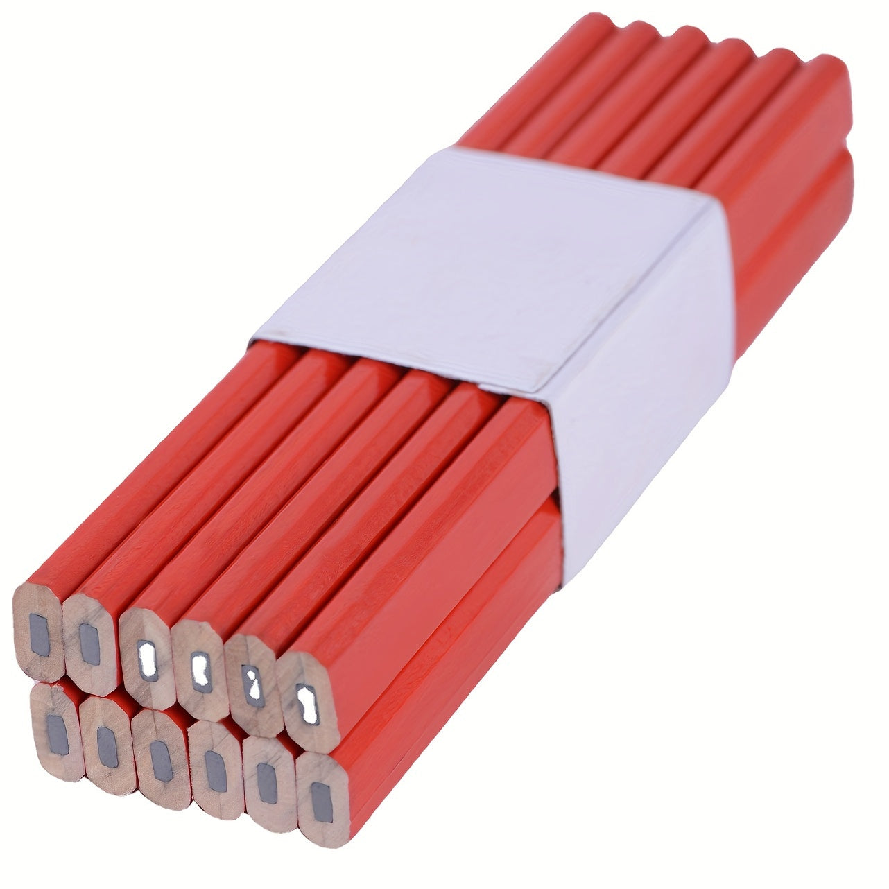 Yog'och ishlash uchun qalamlar 10/20 ta, qora, sakkizburchak, ustaga belgilash qalamlari