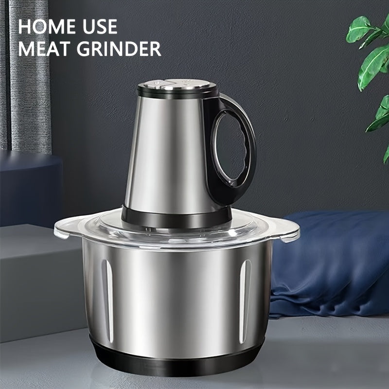 Meat Grinder Vegetable Chopper 5-Blade System Fast Durable Kitchen Essential 5L