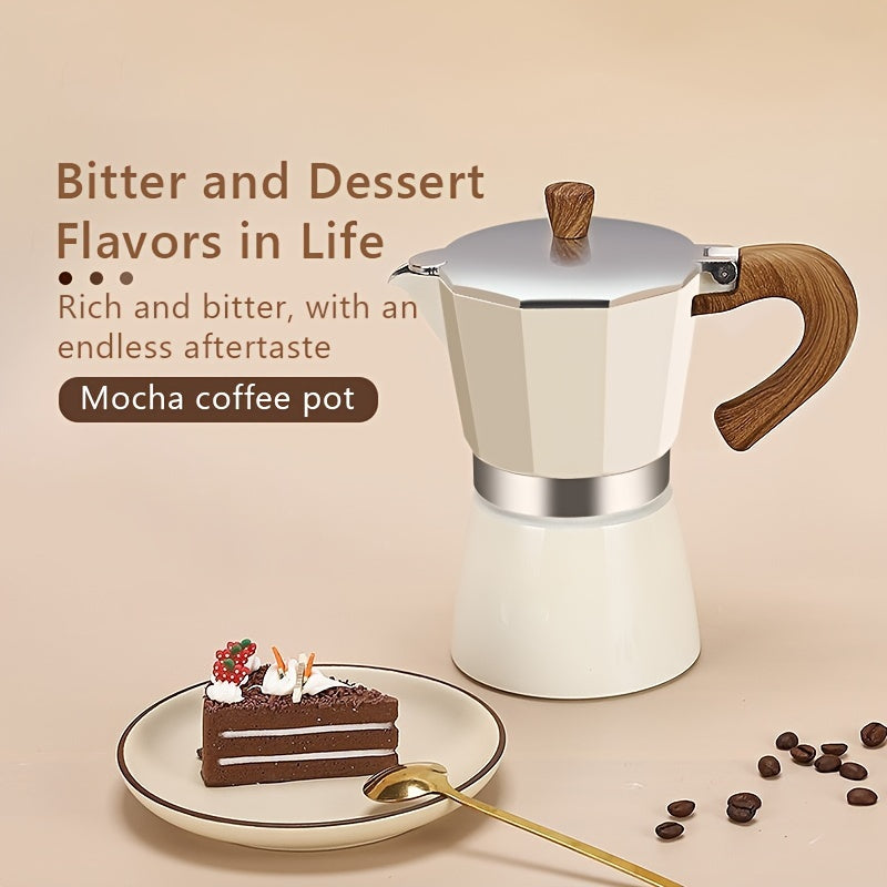 Mini Espresso Maker 50ml Metal Coffee Percolator for RV Travel Camping