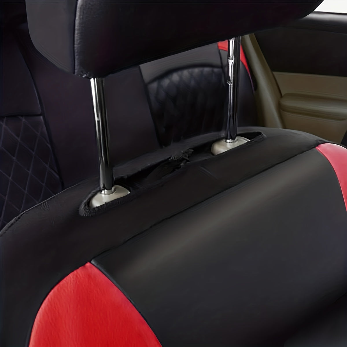 Luxury Quilted PU Leather Car Seat Covers for 5-Seater Vehicles