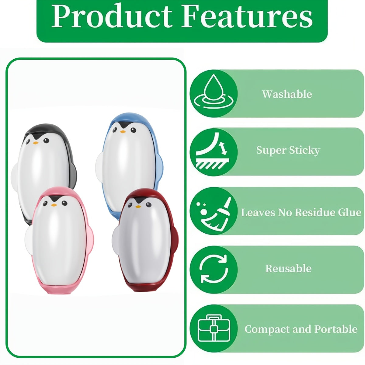 Reusable Pet Hair Remover Roller for Cats and Dogs Washable Silicone