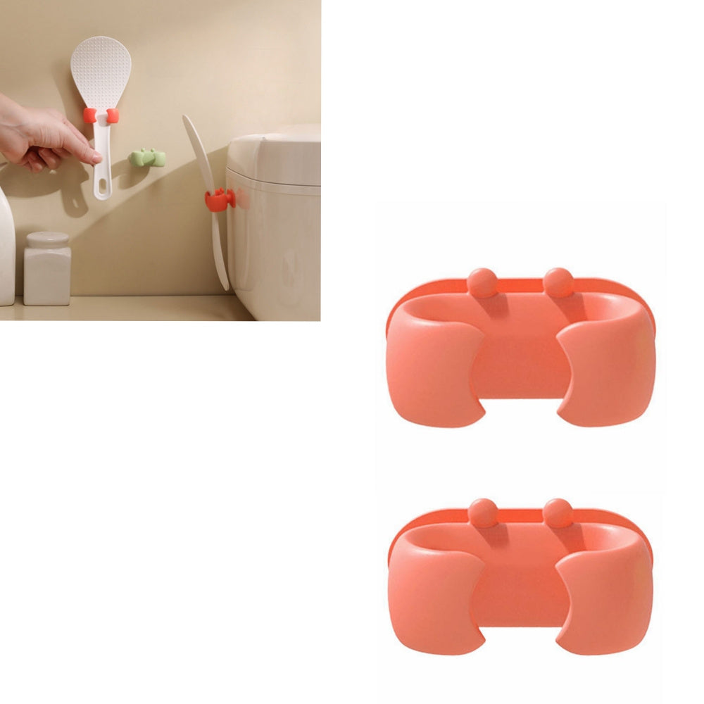 2 Pieces Silicone Adhesive Keychain Hooks for Bathroom Kitchen Living Room Organizing