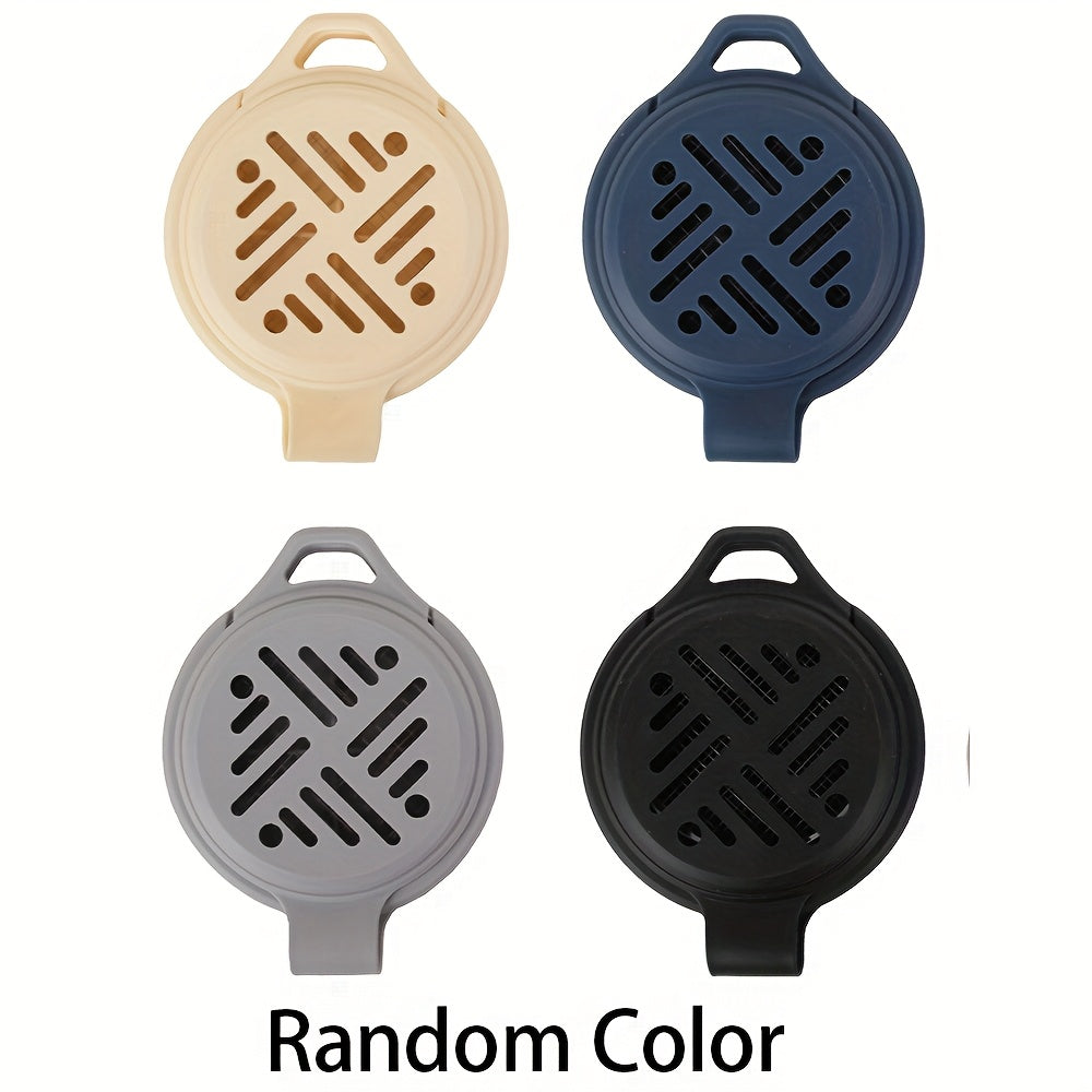 Silicone Mosquito Coil Holder with Windproof Strap for Camping Outdoor