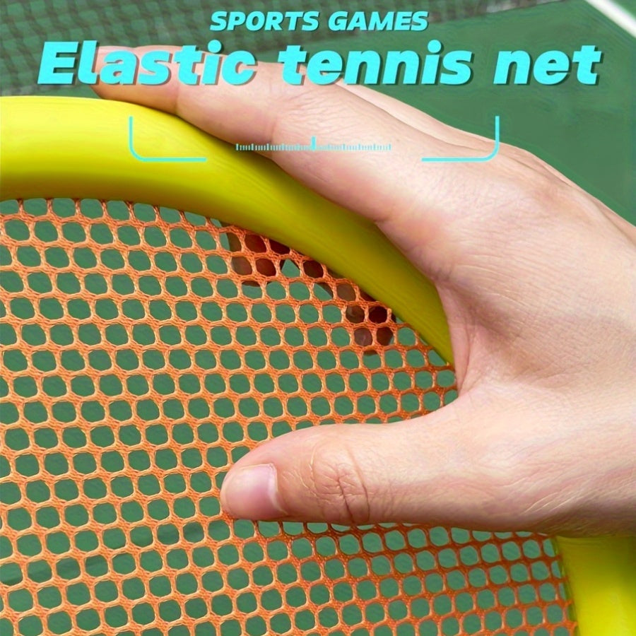 Kids Outdoor Sports Set for Ages 3-6 Kids Plastic Badminton and Tennis Racket with Ball