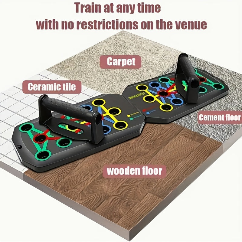 Equipo de entrenamiento en casa Push Up Board para pecho y entrenamiento de fuerza