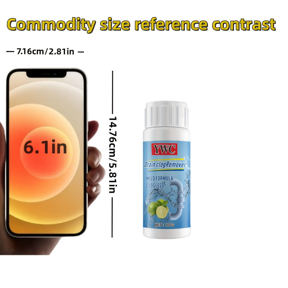 Polvo de dragado de tuberías para inodoros, desagües y obstrucciones en alcantarillado 1 paquete