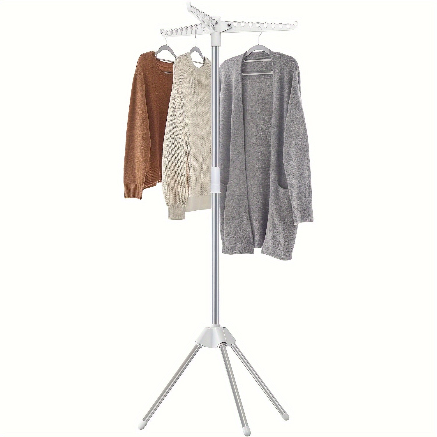 Extendable Stainless Steel Tripod Clothes Dryer with Collapsible Stand