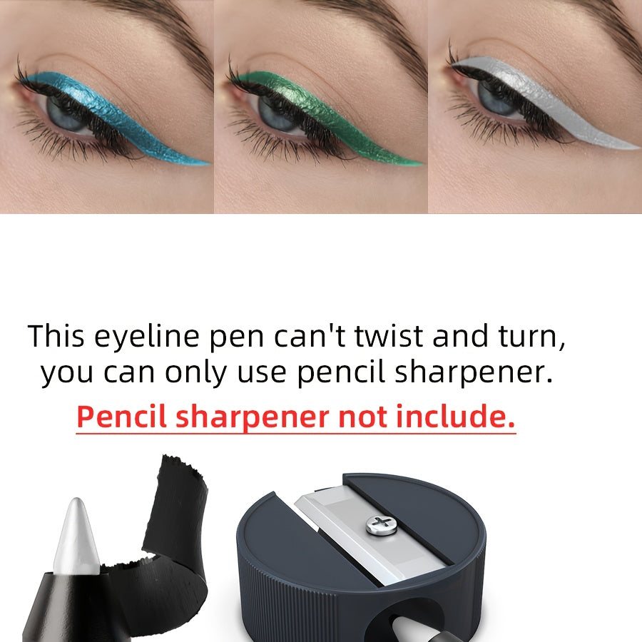 Женский водостойкий жидкий подводка для глаз с эффектом блеска