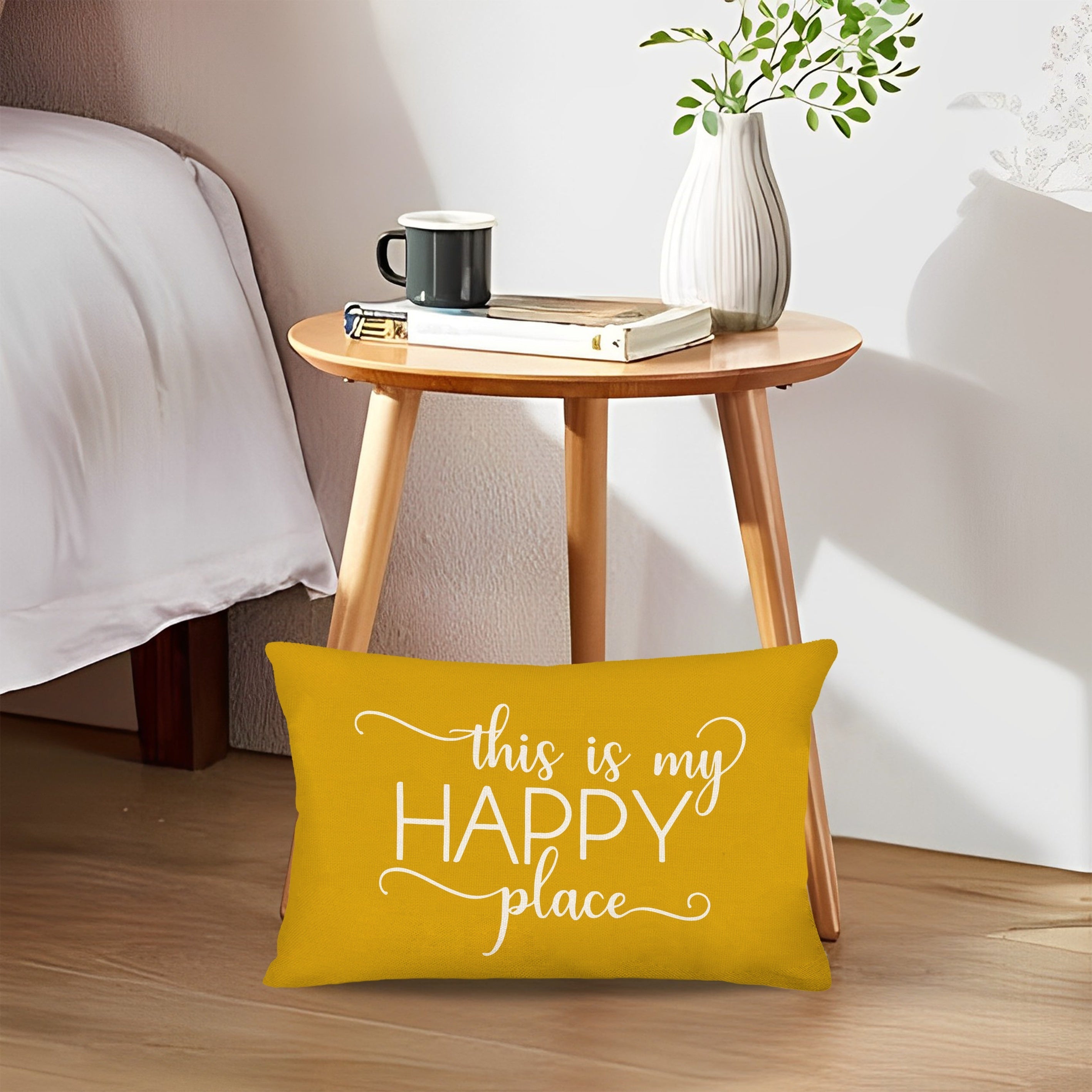 Rustic Farmhouse Decor Rectangular Waist Pillowcase 11.8x49.99cm Porch Welcome