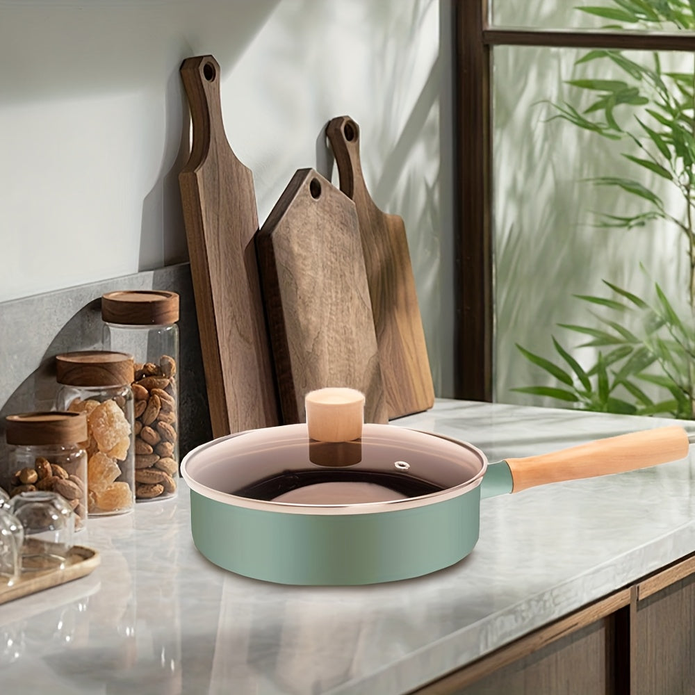 Qattiq yopishmaydigan qovurilgan pan, go'sht, tuxum va stir-fry uchun bir xilda issiqlik taqsimoti bilan - Oila pishirish ehtiyojlari va ko'p qirrali oshxona asoslari uchun ideal.