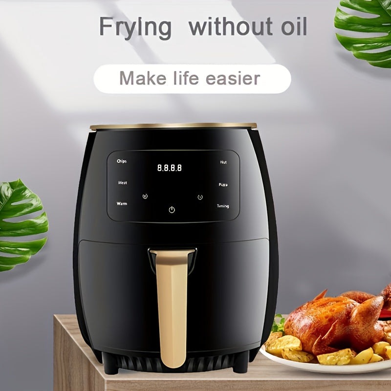 4.5L 6-in-1 Elektrik Havo Qovurgich Yog'siz Sog'lom Pishirish To'liq Avtomatik