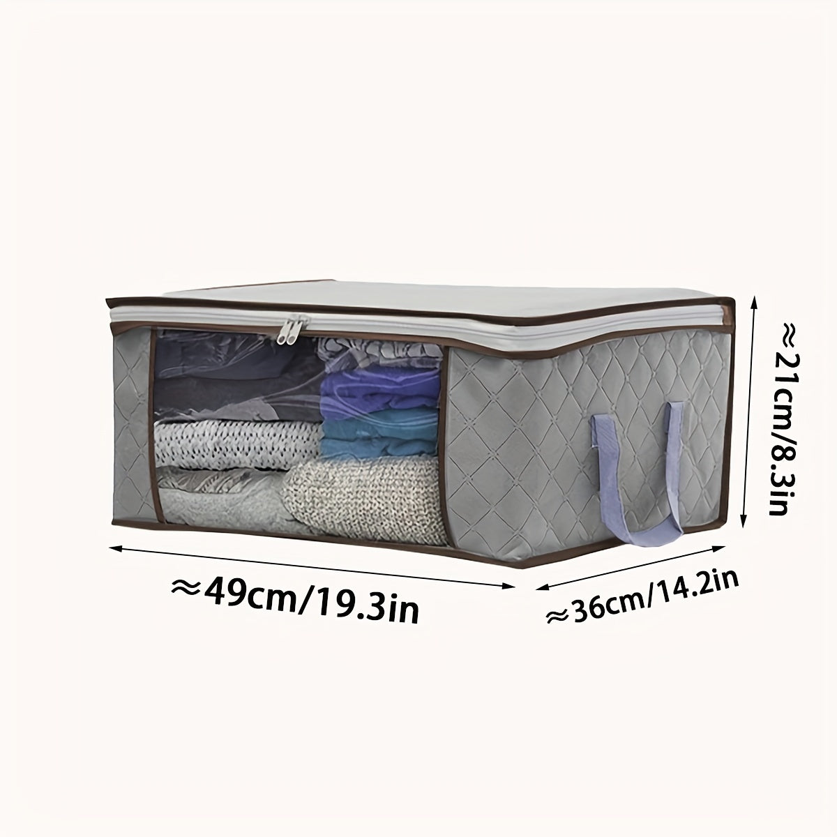 Unwoven Storage Bag for Quilts and Clothing Dust-Proof Collapsible Organizer Gift Box