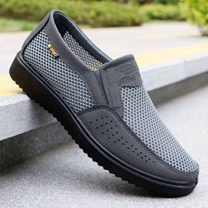 Men's Breathable Casual Loafers Slip-On Comfort for Daily Wear in Spring Summer Fall