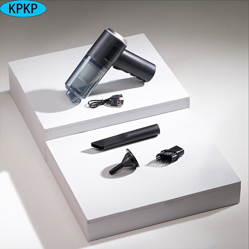 Yengil simsiz avtomobil changyutgichi, yuqori so'rish quvvati va qayta zaryadlanadigan batareyaga ega, uy va avtomobil tozalash uchun ideal.