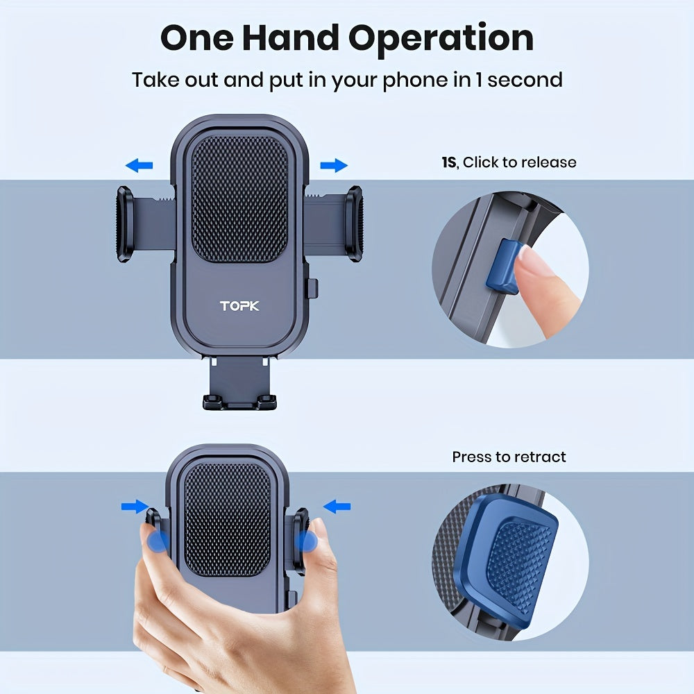 Universal avtomobil telefon tutqich klip montaj uchun havo ventili uchun, 360° aylantirish