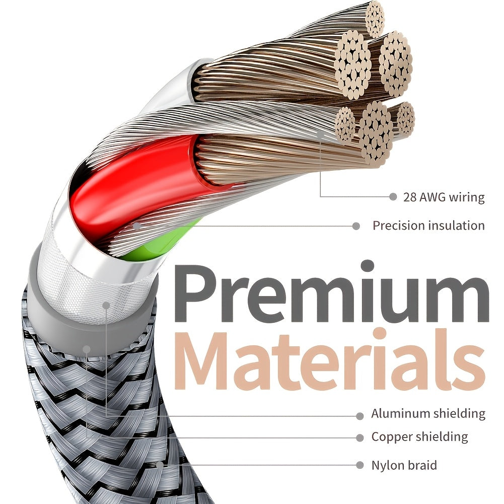 Nylon Braided USB 3.0 Extension Cable 3.05m Type A Male to Female High-Speed Data