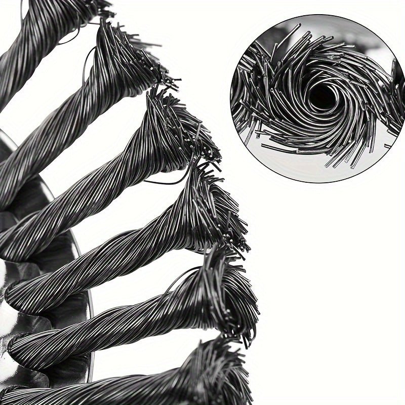 Cuchillas de alambre de acero para cortacésped de 6/8 pulgadas con articulación giratoria piezas de recambio