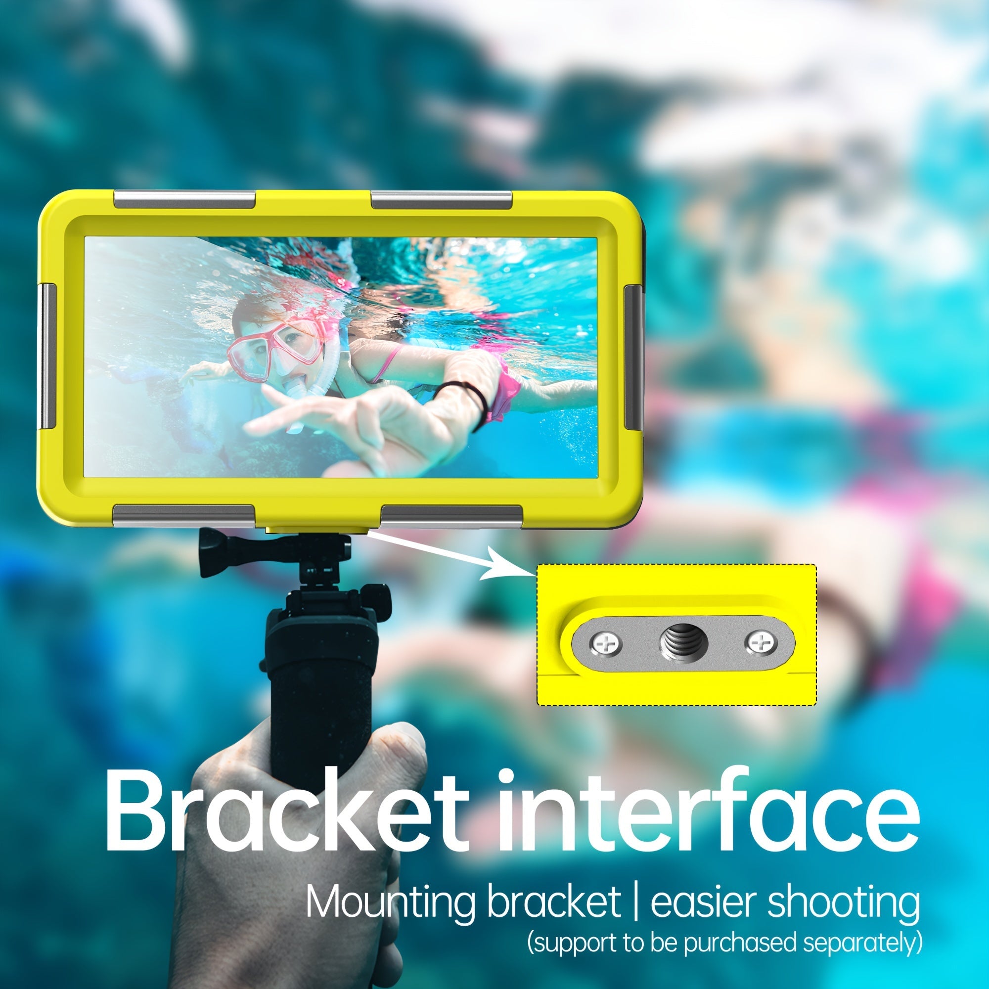 Waterproof Phone Case for Underwater Photography Diving Up to 15m 50ft Durable with Lanyard