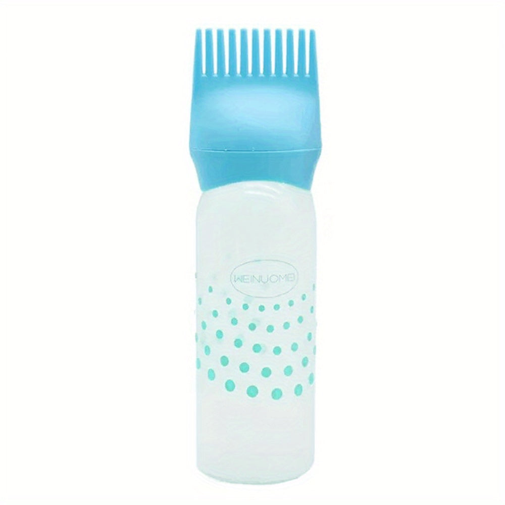 Rang-barang soch bo'yash uchun idish va o'lchovli shkalali soch ildizi tarak