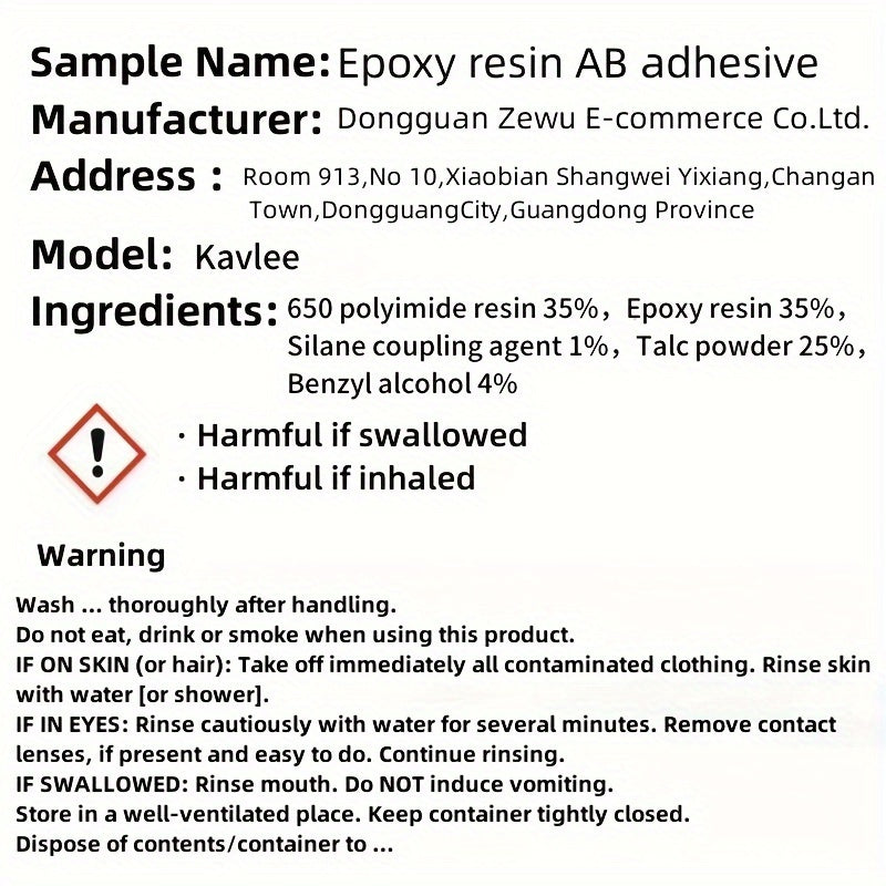 100g Metal Repair Glue Waterproof Heat-Resistant Cold Welding Strong Bond