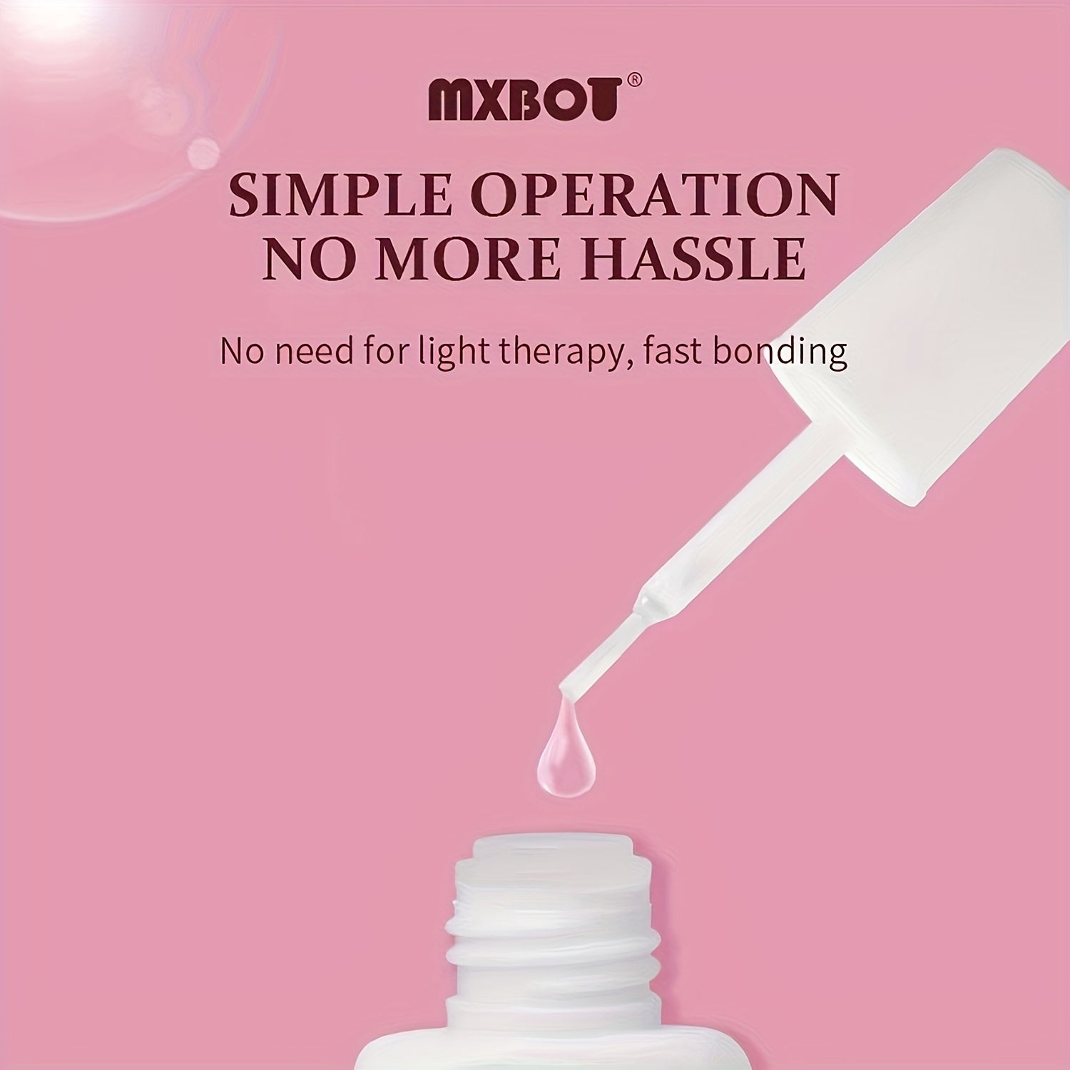 8g Clear Waterproof Formaldehyde-Free Gel Nail Glue for Press-On and Acrylic Nails