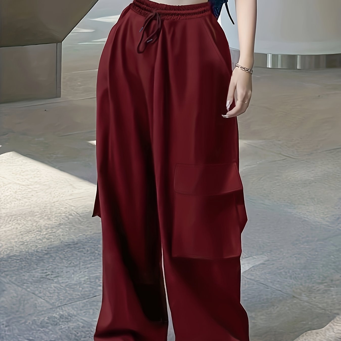 Y2K Spicy Girl cho'ntakli salqin shimlar ayollar uchun