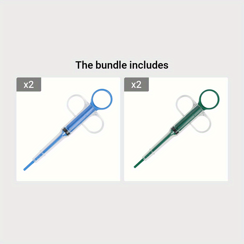 Pet Medicine Feeder for Cats Dual Purpose Soft Tip Pill Shooter Plastic