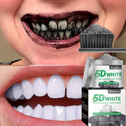 Bamboo Charcoal Teeth Whitening Powder for Men and Women Deep Cleansing Natural Toothpaste Alternative