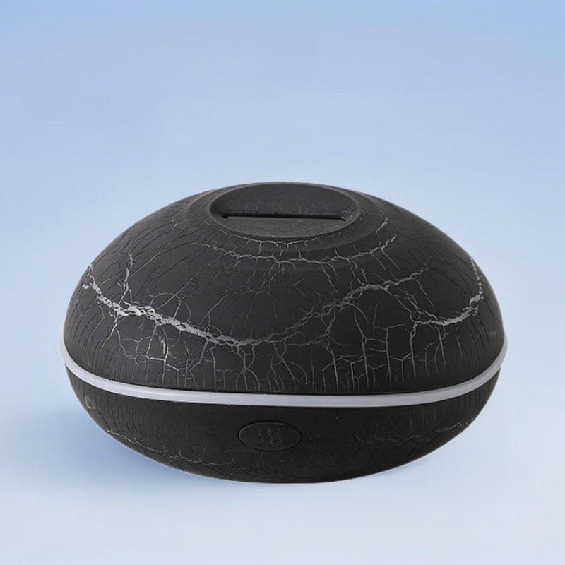 Simulated Flame Crack Humidifier USB Oil Diffuser Seven Colors Light