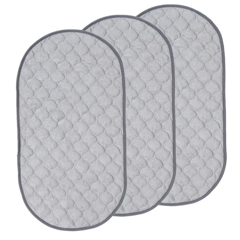 Cubierta de cambiador de bambú de algodón reutilizable y lavable a prueba de agua