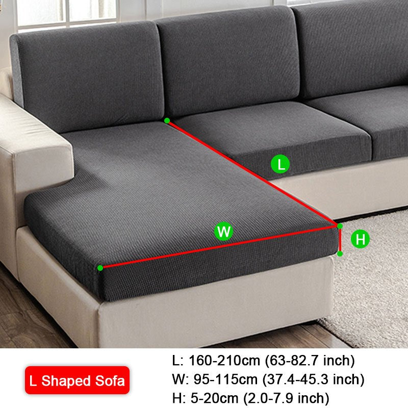 Waterproof Jacquard Sofa Slipcover Elastic Polyester Furniture Protector