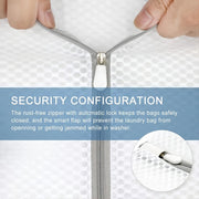 Juego de 3 bolsas de malla para lavandería de lavado medio con cremallera para prendas delicadas