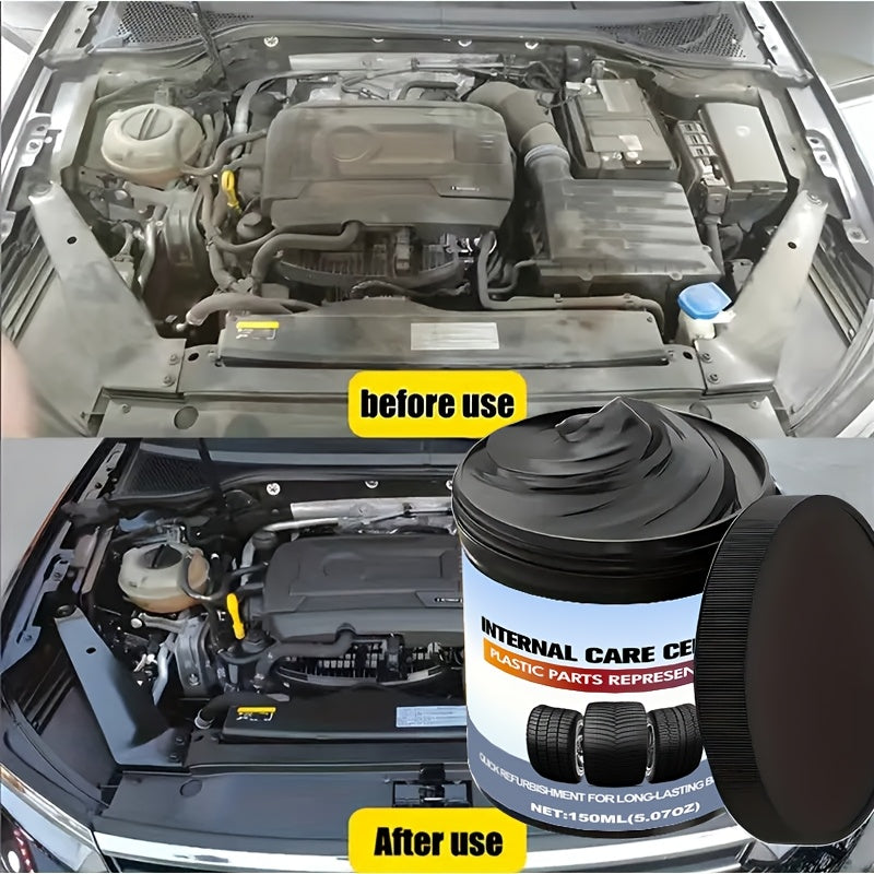 Car Interior Renewal Kit Crystal Plating Wax for Dashboard and Plastic