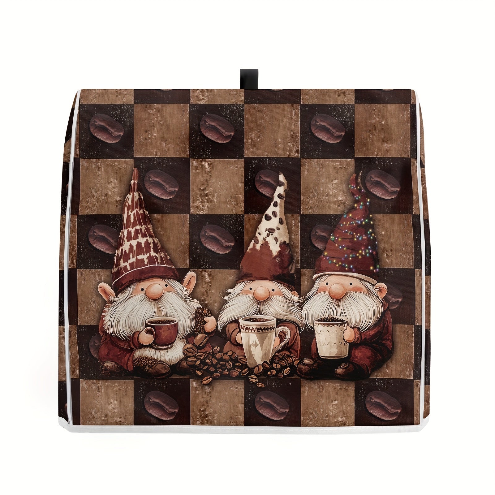 Kitchen Appliance Cover for Mixer and Coffee Machine Foldable Dust Cover with Pocket and Handle