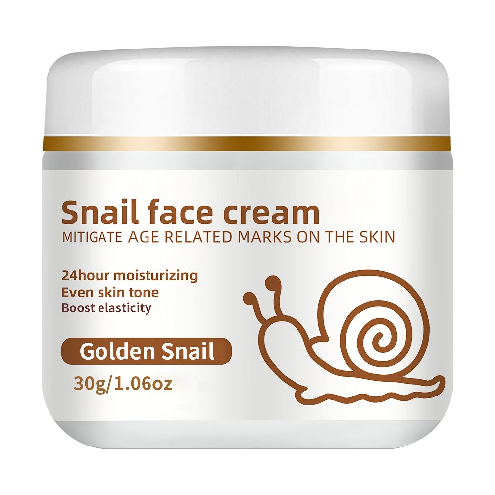 "ZERELLE Крем для лица с улиткой 60 г - Гипоаллергенный, Увлажняющий крем для всех типов кожи, с Гиалуроновой кислотой, Ретинолом, Витаминами C и E, Глицерином - Уход за молодой кожей, Ненавязчивый, 24 часа"