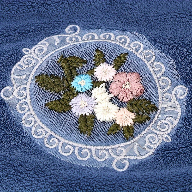 Coral Fleece Towel Set 2pcs Ultra-Soft Quick-Dry Absorbent Skin-Friendly for Bathroom