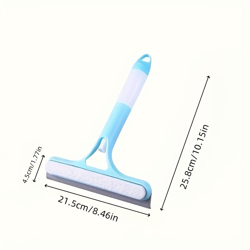 Handheld Window Cleaner with Scraper Spray Wiper for Glass Surfaces in Home Car