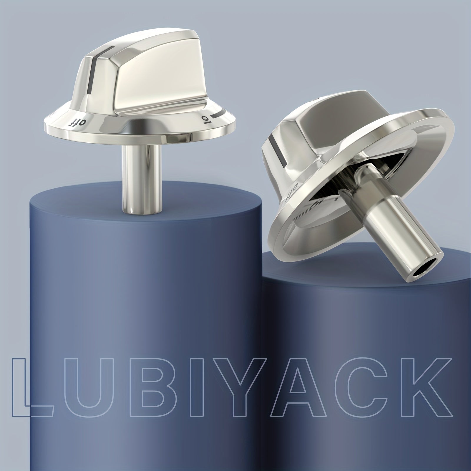 Zanglamaydigan po'latdan yasalgan pech tugmalari, gaz pechlariga mos keladi, 5 ta to'plam