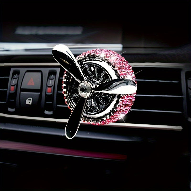 Ayollar uchun toʻliq avtomobil ventilyatsiya ventilyator uchun havo tozalash tabletkalari, aylanadigan fan, dekor