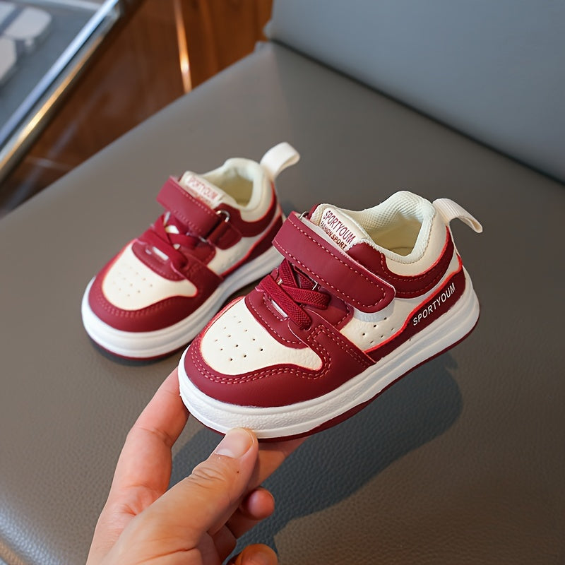 Infant Toddler Sneakers Breathable Non-Slip Soft Sole Letter Print Casual Sports Shoes for Boys and Girls